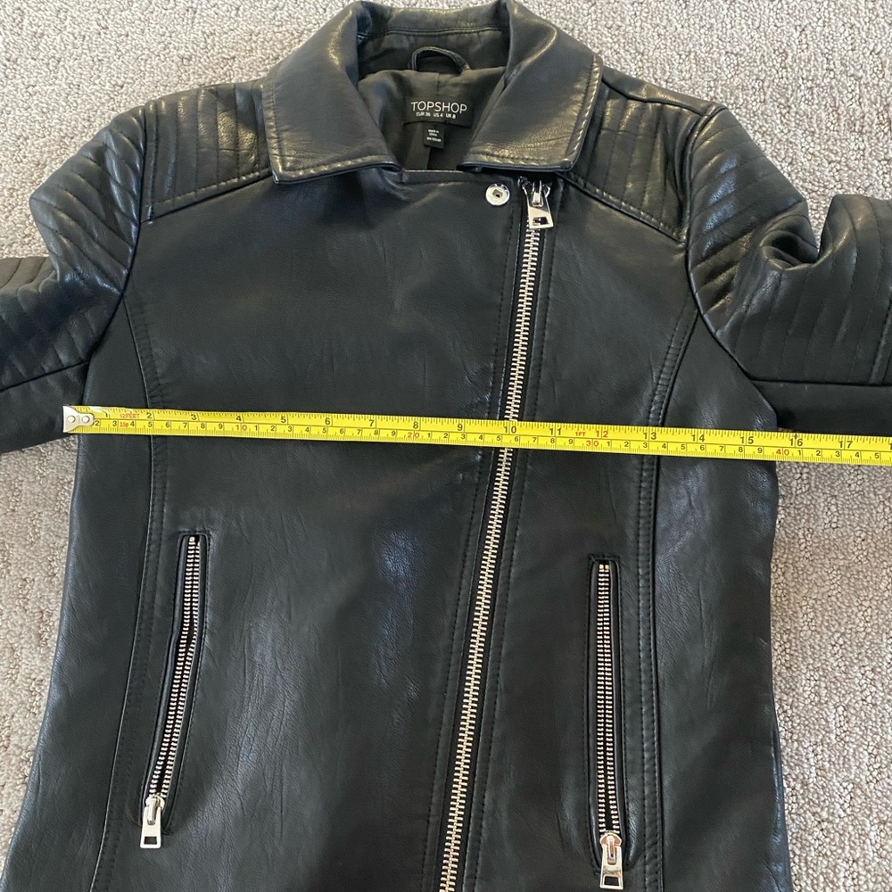 Topshop Rosa Biker Jacket - Picture 10 of 15